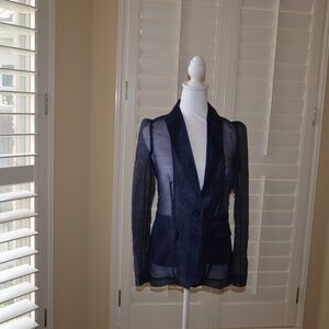 Dolan/Anthropologie Left Coast Sheer Organza Blazer